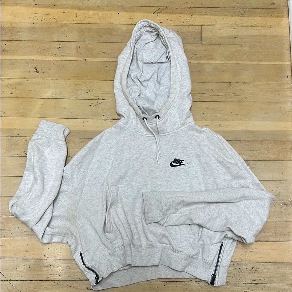 Nike Gray Hoodie with Logo